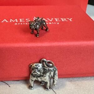 RETIRED James Avery English Bulldog charm